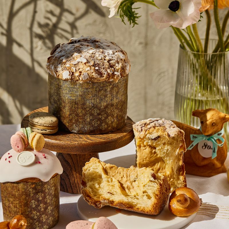 Паска з кракелюром ваніль-карамель