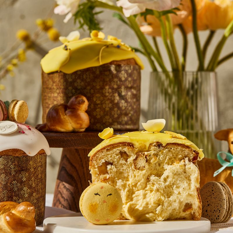 Паска з лимонним курдом